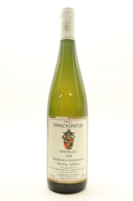 (1) 1998 Weingut Kunstler Hochheimer Kirchenstuck Riesling Spatlese, Rheingau