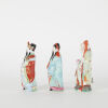 A Chinese 20th Century Famille Rose 'Scholars' Figure - 2