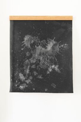 JONATHAN KAY Warm ice, Cold hands #7, photogram from Huapapa/Tasman glacial ice