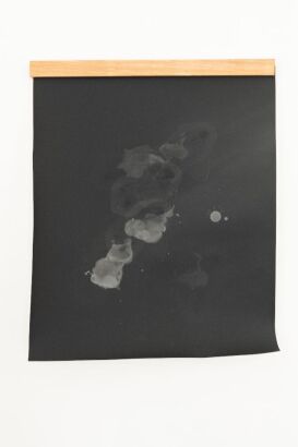 JONATHAN KAY Warm ice, Cold hands #8, photogram from Huapapa/Tasman glacial ice