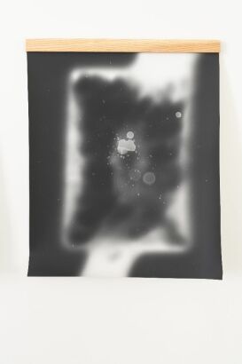 JONATHAN KAY Warm ice, Cold hands #10, photogram from Huapapa/Tasman glacial ice