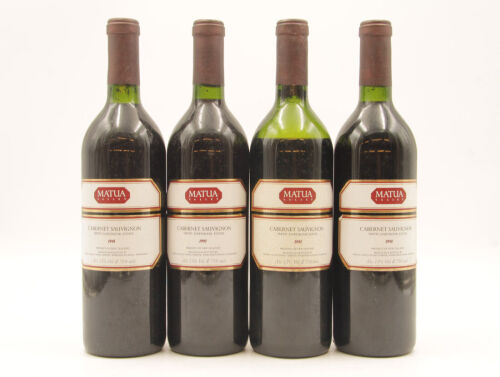 (4) 1991 Matua Valley Cabernet Sauvignon, Hawke's Bay (TL) (CC)