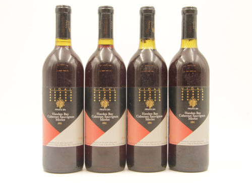 (4) 1991 Vidal Estate Legacy Cabernet Sauvignon Merlot, Gimblett Gravels