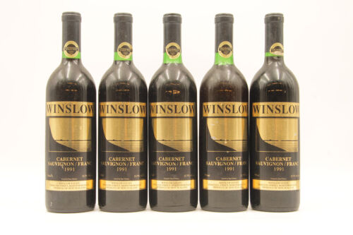(5) 1991 Winslow Cabernet Sauvignon/Franc, Martinborough