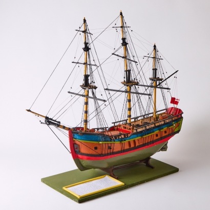 A Model Ship of H.M. Bark Endeavour