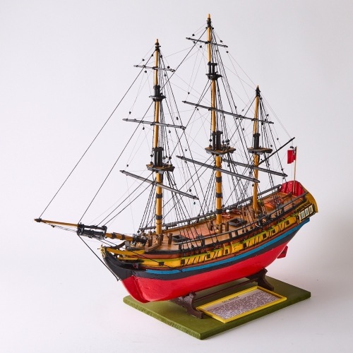 A Model Ship of H.M.S Resolution