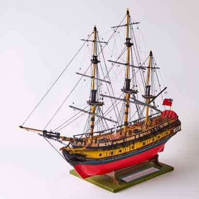 A Model Ship of H.M.S Resolution