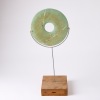 A Yu Bi Jade Disc on Stand, China - 3