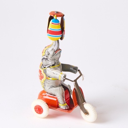 A 1940s Tin Toy Elephant by US-Zone, Germany