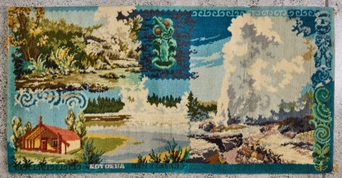 A Feltex Picture Rug of Rotorua