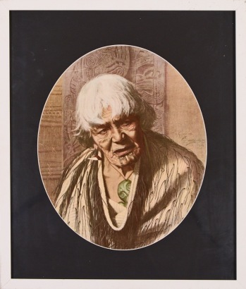 A Framed Print of Vera Cummings' Harata Rewiri Tarapata