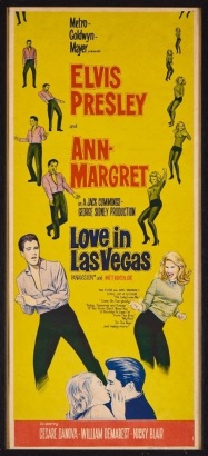 A Framed Movie Poster Bill of Love in Vegas