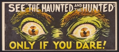 A Framed Movie Poster Bill of The Haunted and the Hunted