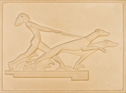 An Art Deco Plaster Frieze