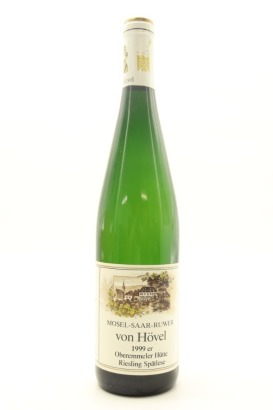 (1) 1999 Weingut von Hovel Oberemmeler Hutte Riesling Spatlese, Mosel