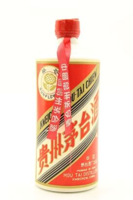 (1) Small Leaf Sunflower Kweichow Moutai, 1983 Export, 540ml