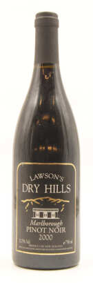 (1) 2000 Lawson's Dry Hills Pinot Noir, Marlborough