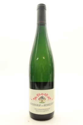 (1) 2002 Reichsgraf von Kesselstatt Scharzhofberger Riesling Kabinett, Mosel