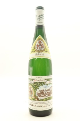 (1) 2001 Maximin Grunhauser Abtsberg Riesling Kabinett, Mosel