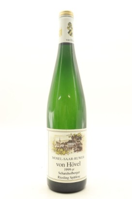 (1) 1999 Weingut von Hovel Scharzhofberger Riesling Spatlese, Mosel