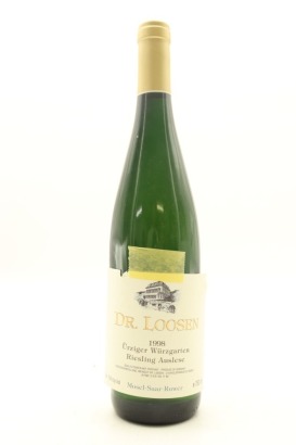 (1) 1998 Dr. Loosen Urziger Wurzgarten Riesling Auslese Goldkapsel, Mosel