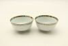 A Pair of Chinese Jingdezhen 20th Century Cut-through Famille-rose 'Flowers' Bowls - 2