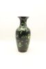 A Chinese Qing Dynasty Ink-ground Wucai 'Birds and Flowers' Vase - 3