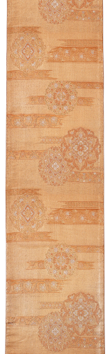 A Japanese Nishijin weave floral pattern tea mat