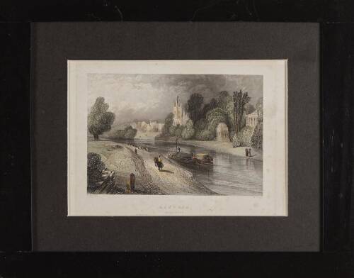 Four 19th Century&nbsp;Framed Colour Engravings of English Scenes