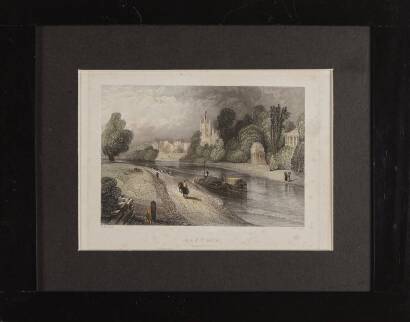 Four 19th Century Framed Colour Engravings of English Scenes