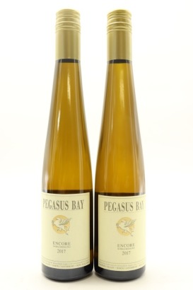 (2) 2017 Pegasus Bay Encore Noble Riesling, Waipara, 375ml [RP95]