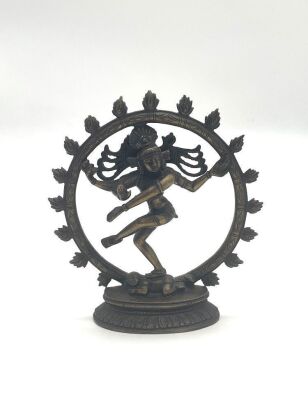 An Indian Bronze Buddha Statute