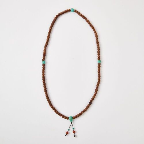 A Chinese Tibet Cedar-Seed Necklace