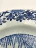 A Chinese Qing Dynasty Kangxi Year Blue and White 'Twin Rabbits' Charger (Damaged) - 3