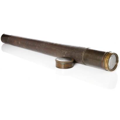 A Victorian Bronzed Finish Single Draw Telescope by 'Negretti & Zambra', London