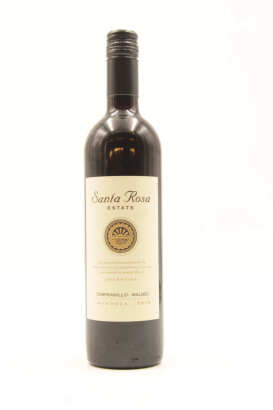 (1) 2015 Santa Rosa Estate Malbec Tempranillo, Mendoza, Argentina