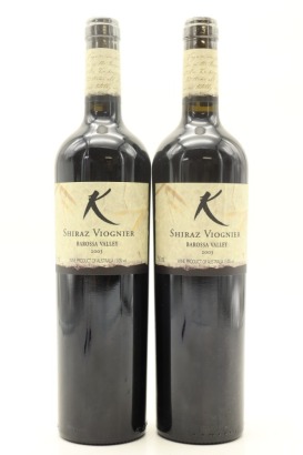 (2) 2003 Kalleske Estate Shiraz Viognier, Barossa Valley