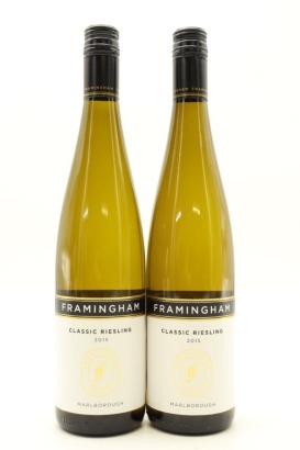 (2) 2015 Framingham Classic Riesling, Marlborough [JR17] [BC93]