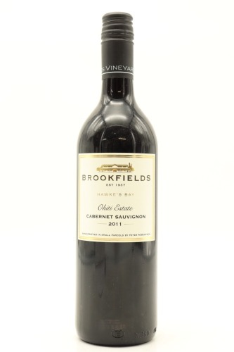 (1) 2011 Brookfields Ohiti Estate Cabernet Sauvignon, Hawke's Bay