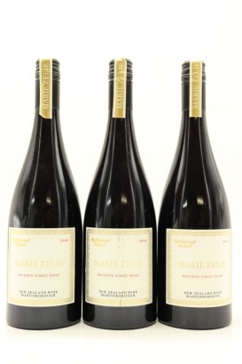 (3) 2006 Martinborough Vineyard Marie Zelie Reserve Pinot Noir, Martinborough [BC95]