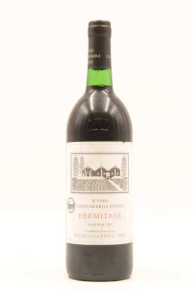 (1) 1991 Wynns Coonawarra Estate Hermitage Shiraz, Coonawarra