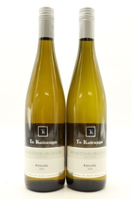 (2) 2011 Te Kairanga Estate Riesling, Martinborough