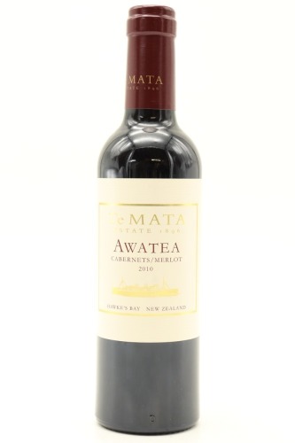 (1) 2010 Te Mata Estate Awatea Cabernets Merlot, Hawke's Bay, 375ml