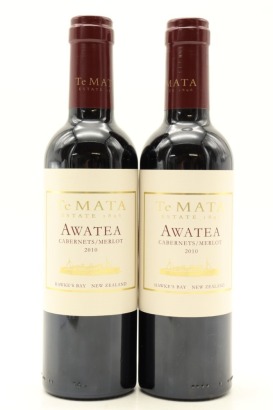 (2) 2010 Te Mata Estate Awatea Cabernets Merlot, Hawke's Bay, 375ml