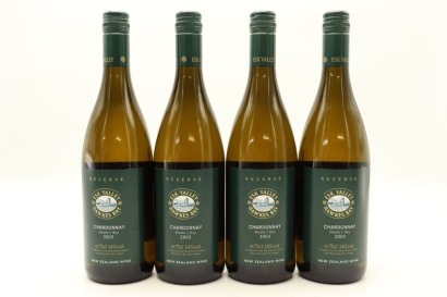 (4) 2003 Esk Valley Reserve Chardonnay, Hawke's Bay