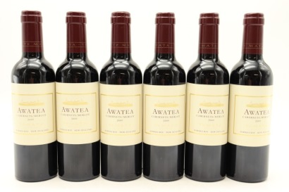 (6) 2009 Te Mata Estate Awatea Cabernets Merlot, Hawke's Bay, 375ml