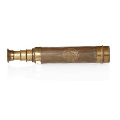 A 19th Century Brass Cased Three Draw