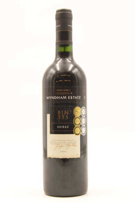 (1) 2002 Wyndham Estate Bin 555 Shiraz, South Eastern Australia