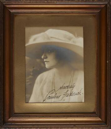 Signed Photograph of Pauline Frederick