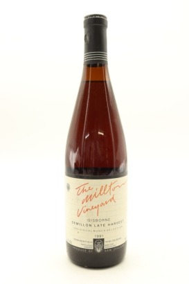 (1) 1991 Millton Individual Bunch Selection Semillon Late Harvest, Gisborne